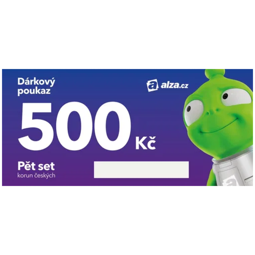 Obrázek odměny Dárkový poukaz ALZA 500 Kč